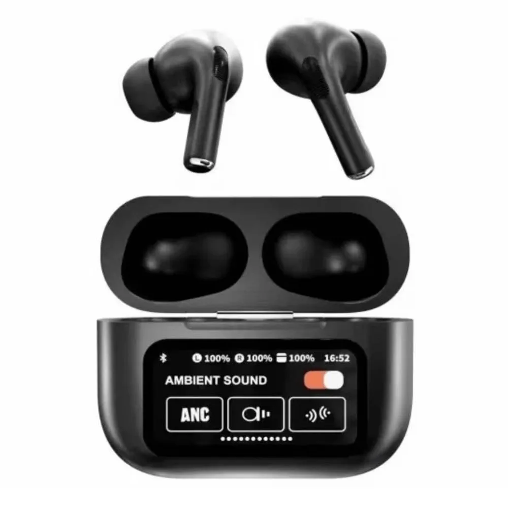 Airpods A9 Pro Touch Screen Display  wireless Earbuds Bluetooth 5.1 Waterproof
